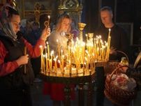 ウクライナ戦時下3度目の復活祭　勝利と前線の兵士の無事祈る