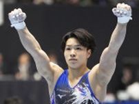 岡慎之助、NHK杯優勝で初代表　2位萱和磨も、体操五輪選考会