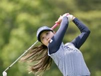 金沢志奈が首位をキープ　リゾートトラスト女子ゴルフ