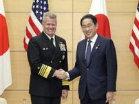 首相、日米が地域の平和に責任　米インド太平洋軍新司令官と面会