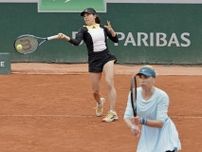 テニス、加藤組が3回戦進出　全仏オープン女子ダブルス