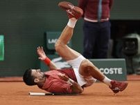 ジョコビッチが右膝手術　全仏テニスで負傷棄権