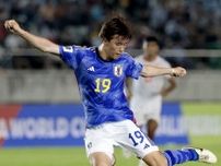 日本、前半2―0でリード　サッカーW杯予選、ミャンマー戦