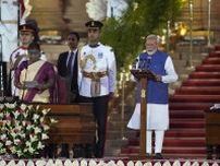 インドのモディ首相、3期目就任　政権安定が課題