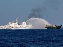 比、中国軍艦が妨害と非難　南シナ海、臨検で緊張激化
