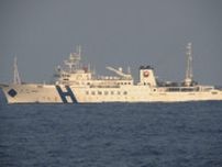 韓国調査船、再びワイヤ投入　竹島東方、海保が中止要求