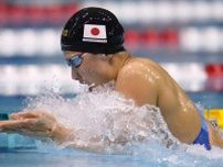 33歳鈴木が2種目で1位　競泳の記録会