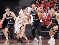 男子バスケ、日本が韓国に負ける　強化試合、八村と渡辺雄は欠場