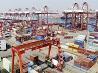 中国、輸出額が3.6％増　1〜6月、2年ぶりプラス