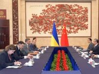「ロシアと交渉の用意あり」　ウクライナ、中国と外相会談