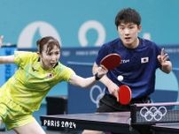 卓球混合複、日本勢連覇へ　27日初戦は北朝鮮ペアと