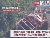 【独自】19人死傷の山車横転事故で男性2人を書類送検へ　安全に関する措置を取らなかったか　静岡県警