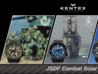 陸・海・空各自衛隊の迷彩服に同化する、戦闘仕様のコンバットソーラーが自衛隊時計に登場