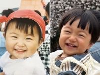 笑顔の息子さん（1歳）、子供の頃のママと瓜二つすぎる！ 「DNAってすごい」「so cute」驚きのコメントが国内外から殺到