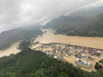 最上川氾濫で複数の孤立地区　自衛隊がヘリで20人救助　山形