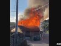 ９０歳女性が在宅中に火災　住宅と倉庫が全焼　鹿児島市下福元町