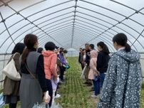 台湾の農業従事者が食農研修　有機農業を営む上里町の農場など視察