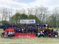 埼玉・神川でU-11少年少女サッカー大会　11チームが参加して初開催