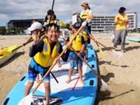 須磨海岸で「マリンスポーツフェスティバル」　子どもに海の楽しさ伝える