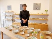 松本・中町のギャラリーで2人展「冷たい麺のうつわ」　料理が映える器、140点　