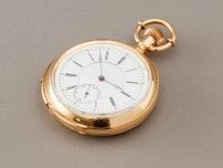 徴古館で鍋島直大愛用の懐中時計展示　今も正確に動く姿を公開