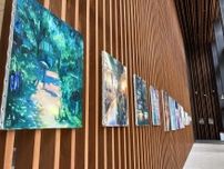 たましん美術館で「立川の街並み」を描いた画家・澤井昌平さんの個展