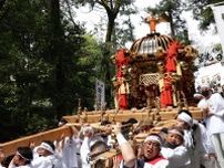 鳥取・宇倍神社で「御幸祭」　明治から140年間続く例祭に麒麟獅子も