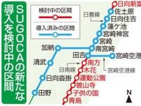 ＩＣカード運用、新たに宮崎県内７駅　来年度予定　テゲバ、ヴィアマ観戦で新富も