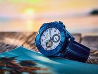 「4万円台の機械式腕時計」マリンな青×白が映える夏おすすめダイバーズ！“阿波藍染レザー”を付属したオープンハートに注目