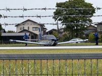 80代男性が操縦の小型プロペラ機 福井空港に胴体着陸 運輸安全委員会が調査開始