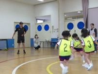 園児にサッカーの楽しさを ツエーゲン金沢が地元の幼稚園でサッカー教室