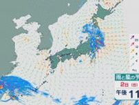 2日は東日本から北日本で雨風ともに局地的に強まる 週明けは台風2号から変わった熱帯低気圧が先島諸島に影響 雨・風シミュレーション