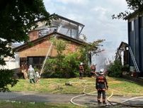 【速報】「バーンと音がして…」石川・七尾市の住宅で火事　消火活動続くも複数の建物に延焼