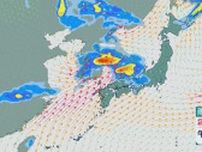 週末はいよいよ「梅雨入り」へ 前線や低気圧の影響で日本海側などで大雨のおそれも  最新の雨と風シミュレーション