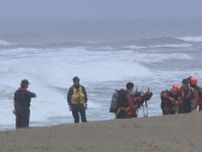 家族で海水浴の３２歳男性の死亡確認　石川県白山市の海岸でおぼれたものと見て調べる
