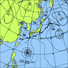 今日は関東から九州の太平洋側や北海道で雨の降る所がある