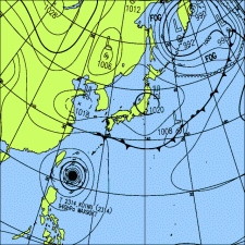 今日は晴れる所が多いが、北海道や南西諸島では雨
