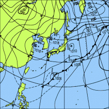 今日は晴れ間の出る所が多いが、北〜東日本は所により雨や雷雨