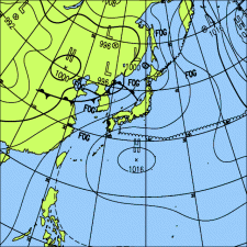 今日は北海道で雨の降る所が多い　東北〜九州も所々で雨や雷雨