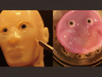 「生きた皮膚」を持つロボットの顔の開発に成功！