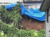 150ミリ超の雨量　長崎市では複数のがけ崩れ