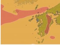 熱中症警戒アラート　平年より《5度前後高い暖気》が上空に　暖気の流れシミュレーション　九州・四国・中国地方