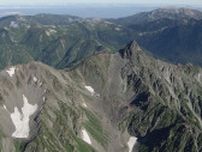 北アルプス槍ヶ岳　高校登山部の男子生徒（15）が熱中症の症状で行動不能に　発熱やけいれん　消防ヘリで救助