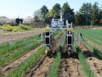 湾曲した畑でも高精度走行…レグミンが外販へ、自律走行型農薬散布ロボットの性能