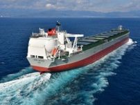 川崎汽船が完成、21万重量トン型LNG燃料のバラ積み船