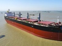 30トンデッキクレーン4基装備…川崎重工など中国で引き渡し、バラ積み運搬船の性能