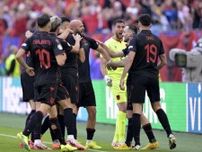 【ユーロ】アルバニア、土壇場のゴールで強豪クロアチアとドロー「少し幸運があれば勝てたかも」