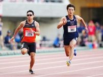 【陸上】男子100ｍ東田旺洋が僅か0秒01差で2位、初五輪に前進　体の構造学び直し競技力向上