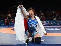 【レスリング】元木咲良、女子62キロ級で金メダル！父子の悲願叶った、東京五輪銅の強敵破る