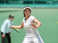 清水綾乃が日本勢唯一のシングルス4強　福岡国際女子テニス